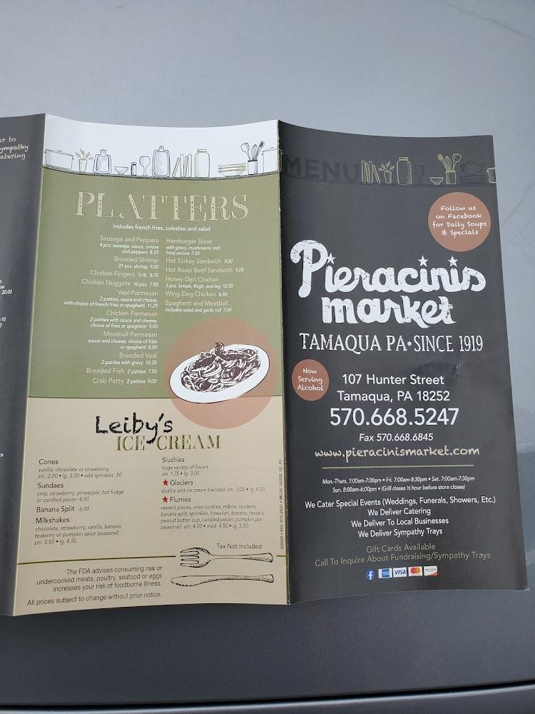Pieracini's Market Menu image 3